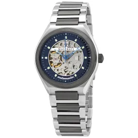 Maserati Triconic Automatic Blue Dial Men's Watch R8823139003