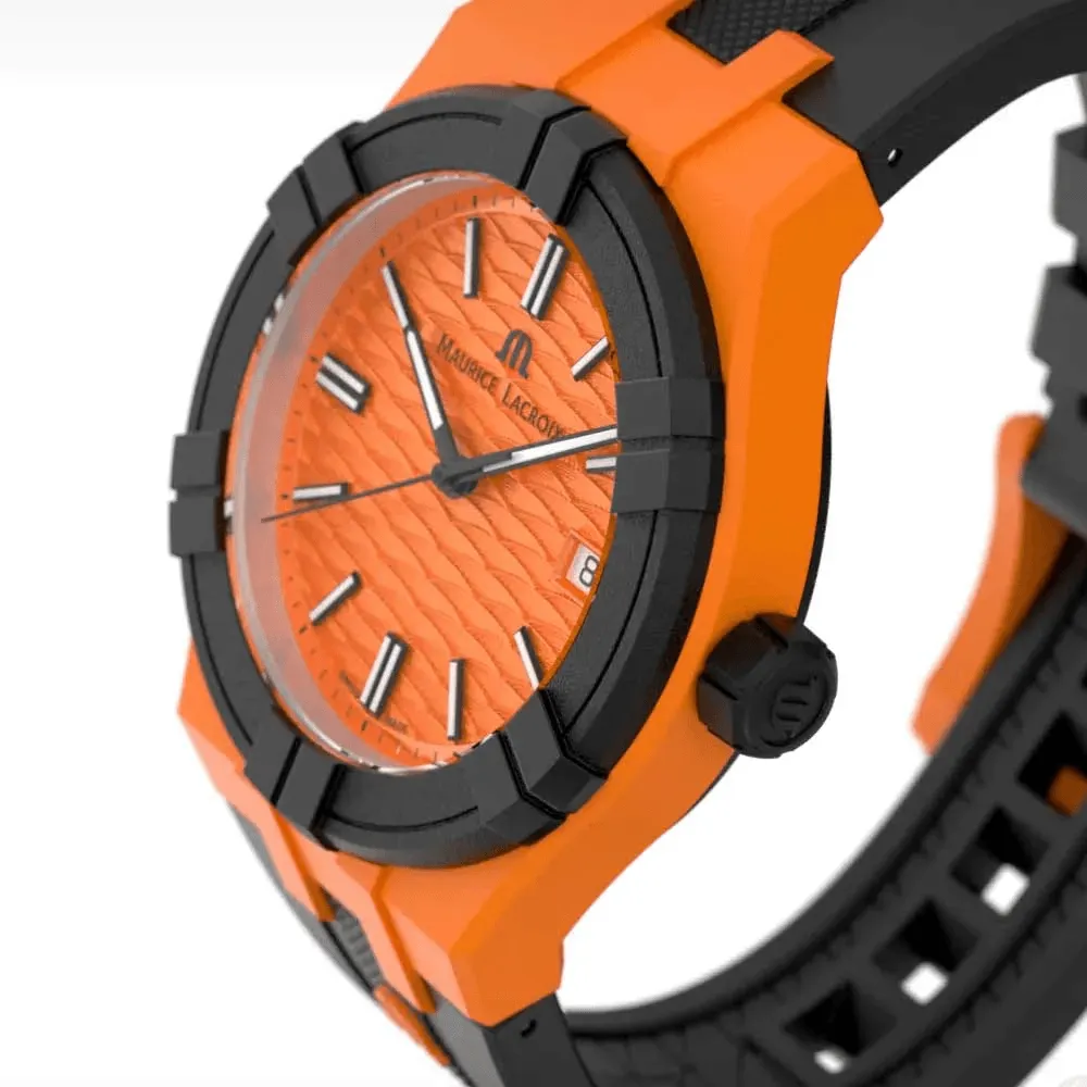 Maurice Lacroix - The AIKON #tide 40mm Orange Watch AI2008-50050-300-0