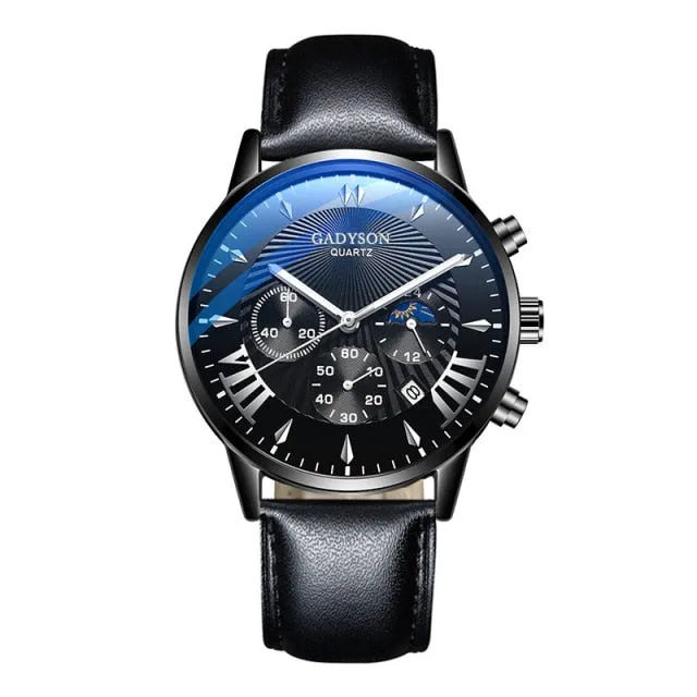 Men Business Luminous Quartz Mesh Watch