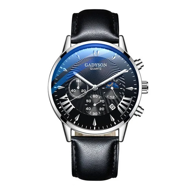 Men Business Luminous Quartz Mesh Watch