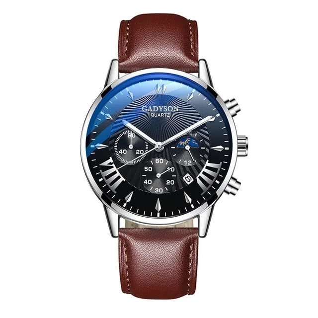 Men Business Luminous Quartz Mesh Watch