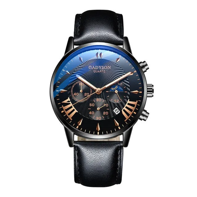 Men Business Luminous Quartz Mesh Watch