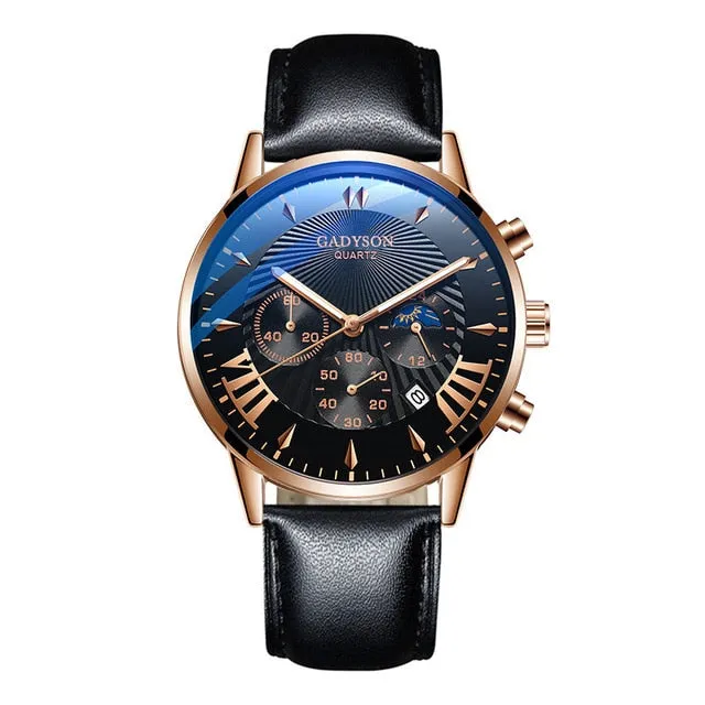 Men Business Luminous Quartz Mesh Watch