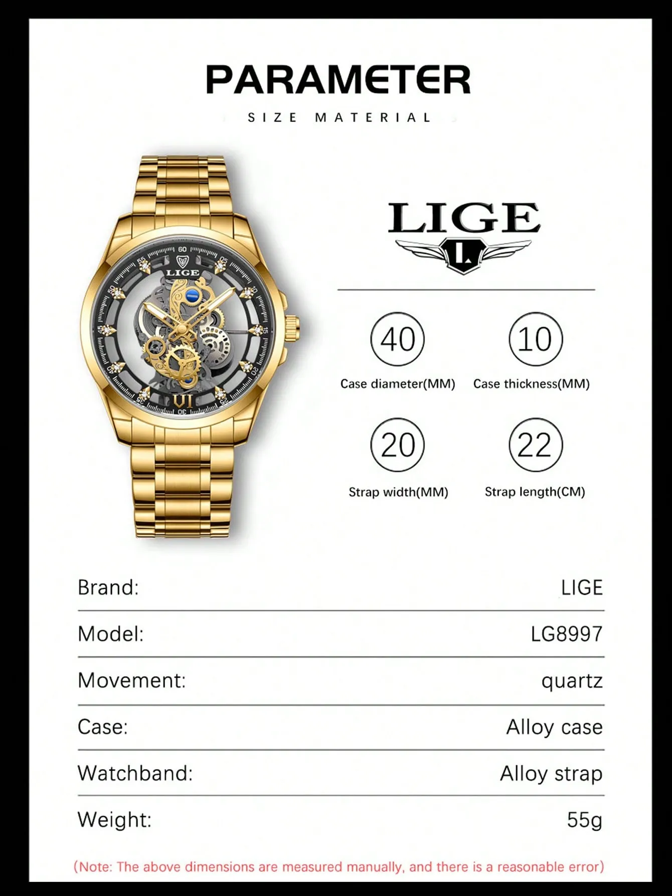 Men Hollow Out Round Pointer Mechanical Watch