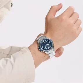 Men Sports Watch Stainless Steel Strap Military Male Quartz Clock