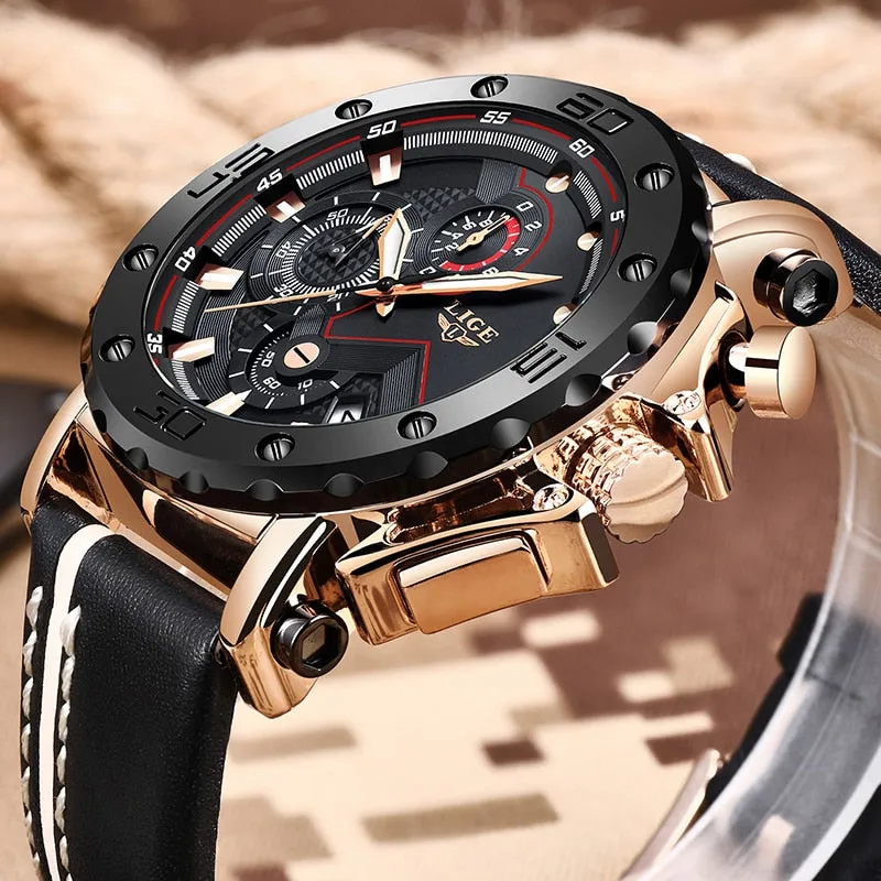 Mens Luxury Watches - Fashion Waterproof Quartz Watch