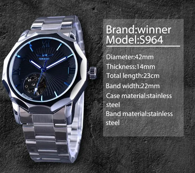 Mens Watch Top Brand Luxury Automatic Mechanical Watch Clock