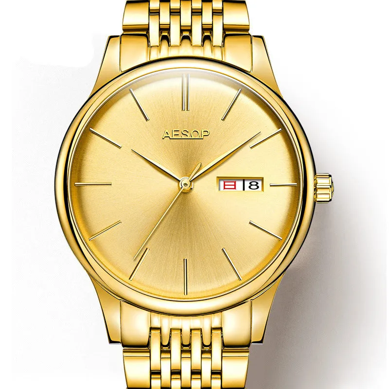 Men's Watches Business Mechanical Automatic Male Wrist Watch 5ATM Waterproof Sapphire Crystal Calendar