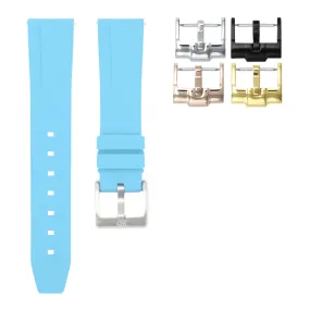 Miami Blue - Quick Release Rubber Watch Strap For Longines 1832