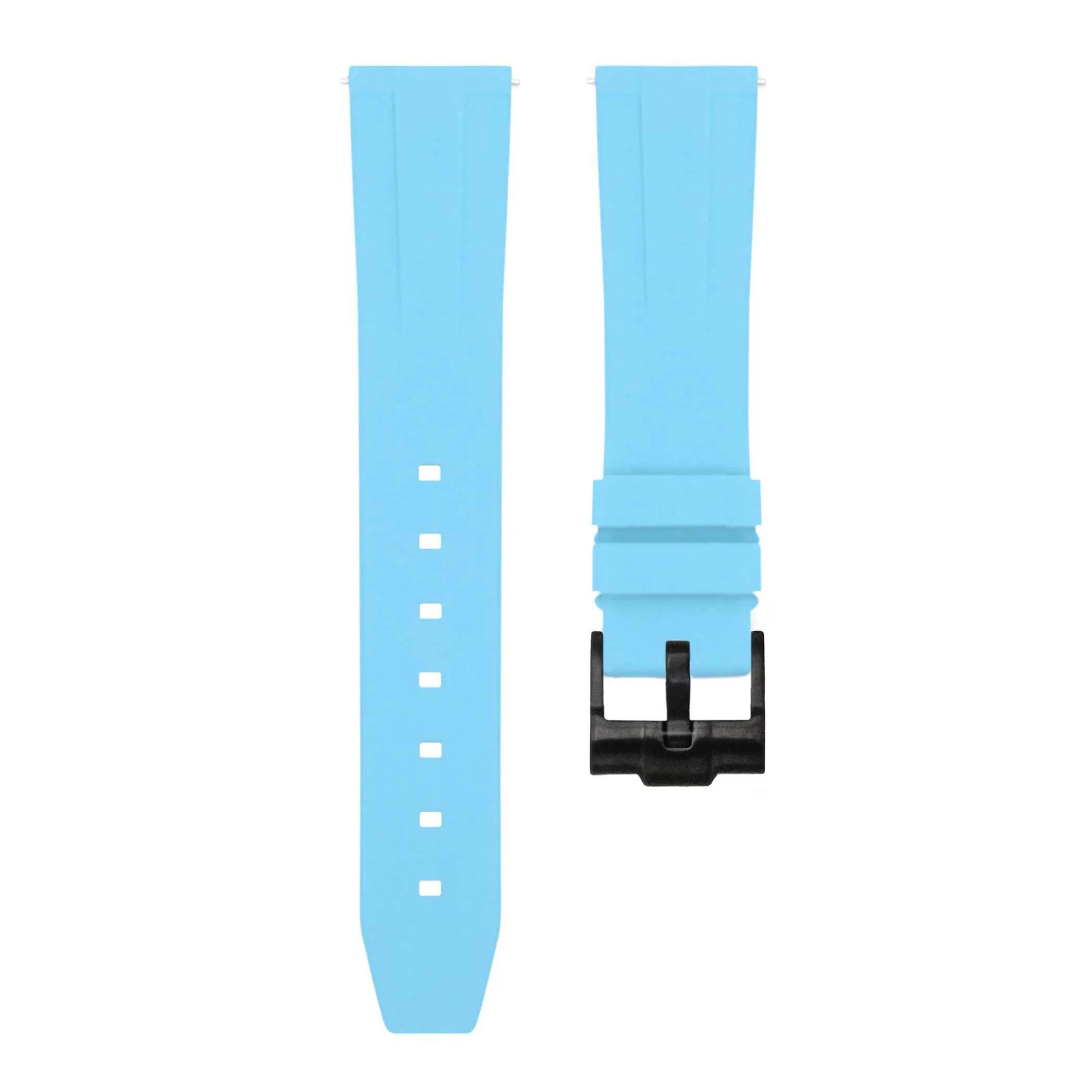 Miami Blue - Quick Release Rubber Watch Strap For Longines 1832