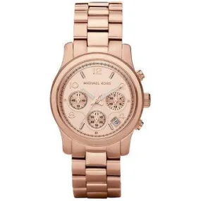 Michael Kors MK5128 Women's Runway Rose Gold-Tone Watch