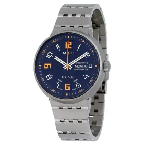 Mido All Dial Chronometer Automatic Black Dial Titanium Men's Watch M83408D811 M8340.8.D8.11
