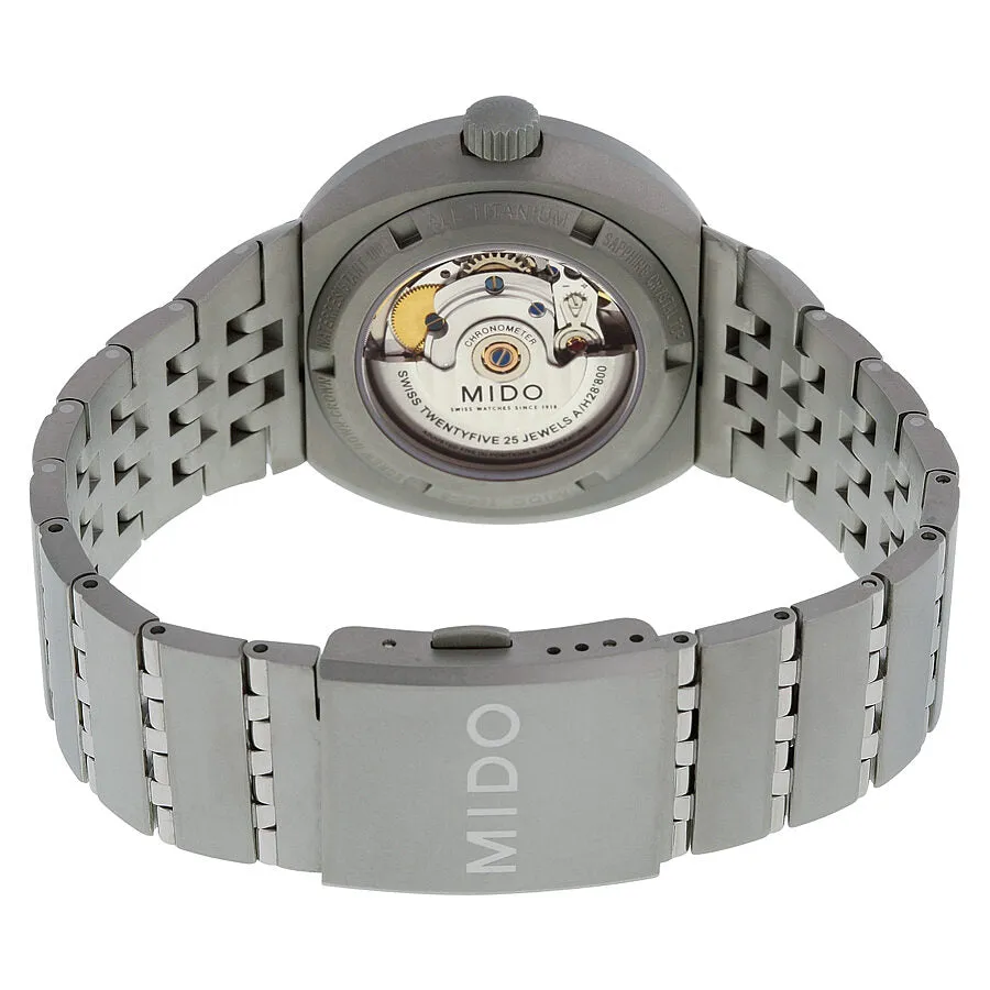 Mido All Dial Chronometer Automatic Black Dial Titanium Men's Watch M83408D811 M8340.8.D8.11