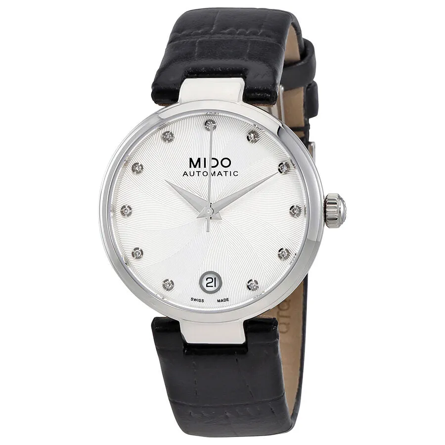 Mido Baroncelli II Automatic Silver Dial Ladies Watch M022.207.16.036.00 M0222071603600