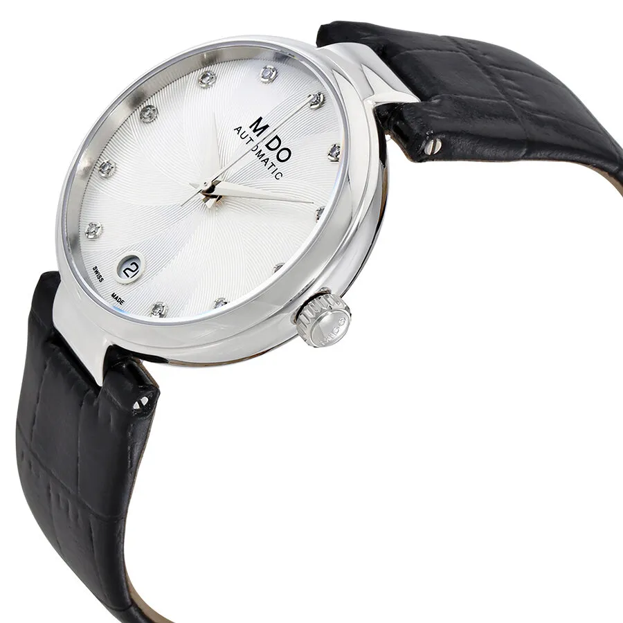 Mido Baroncelli II Automatic Silver Dial Ladies Watch M022.207.16.036.00 M0222071603600