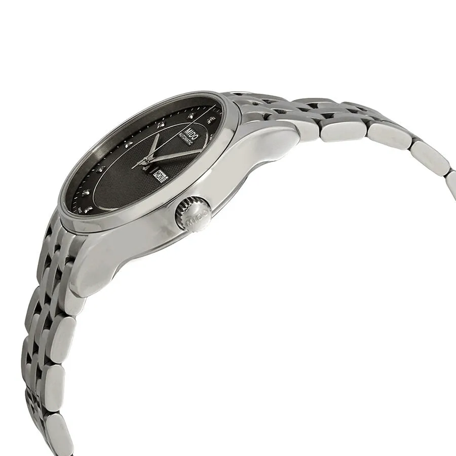 Mido Belluna Automatic Diamond Black Dial Ladies Watch M001.230.11.066.91