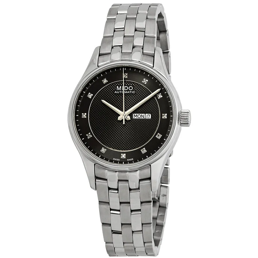 Mido Belluna Automatic Diamond Black Dial Ladies Watch M001.230.11.066.91