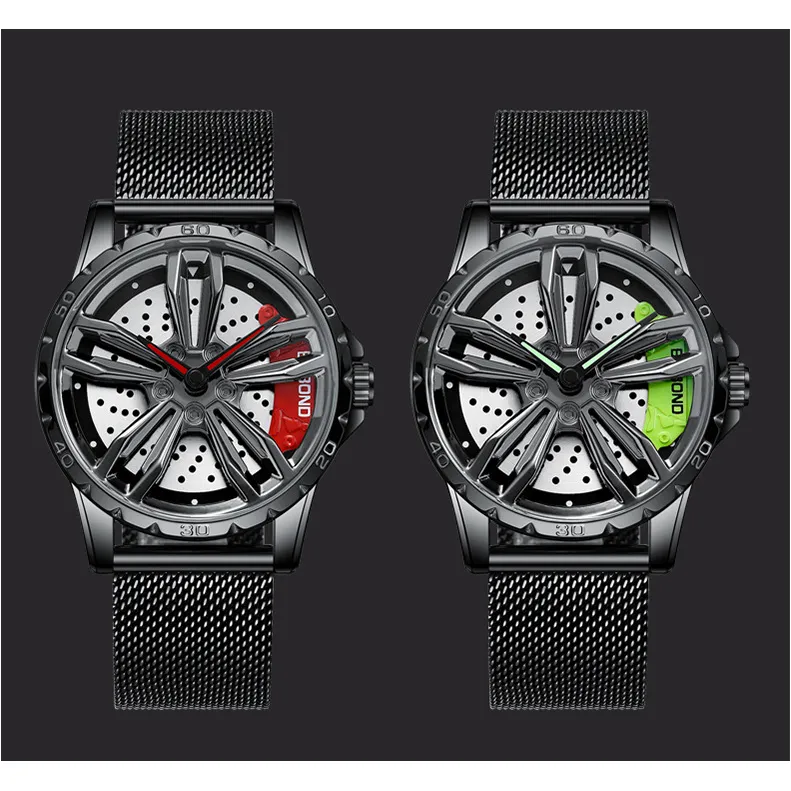 Modish Crystal Glass Mechanical Men's Watch