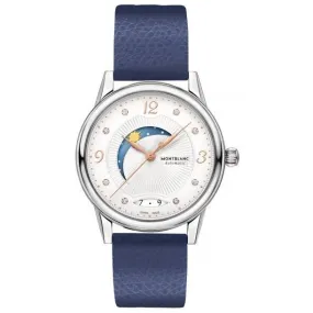 MON01133 - SS 34MM AUTO BOHEME DAY/NIGHT DIA DL BLUE CALF STRAP