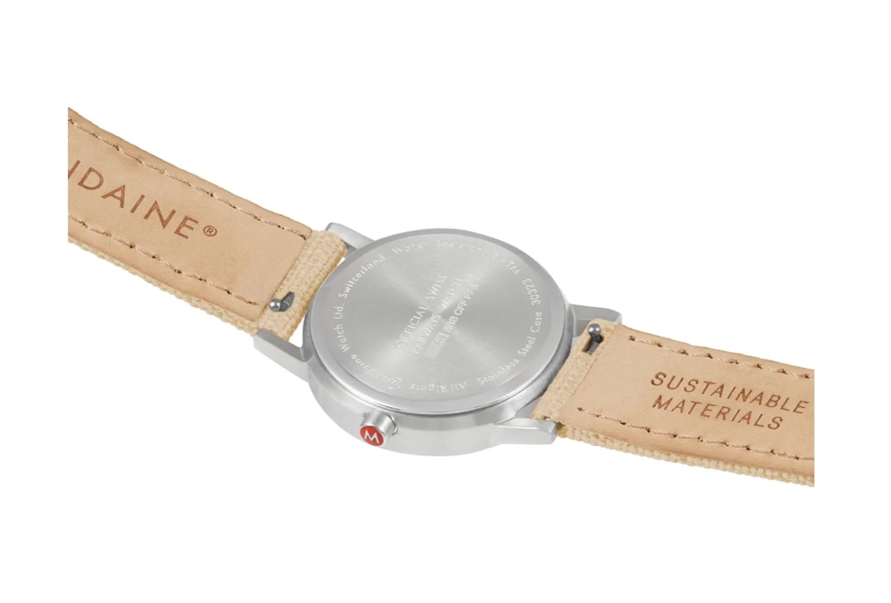 Mondaine CLASSIC 30mm, modern casual watch, Beige, A658.30323.17SBK