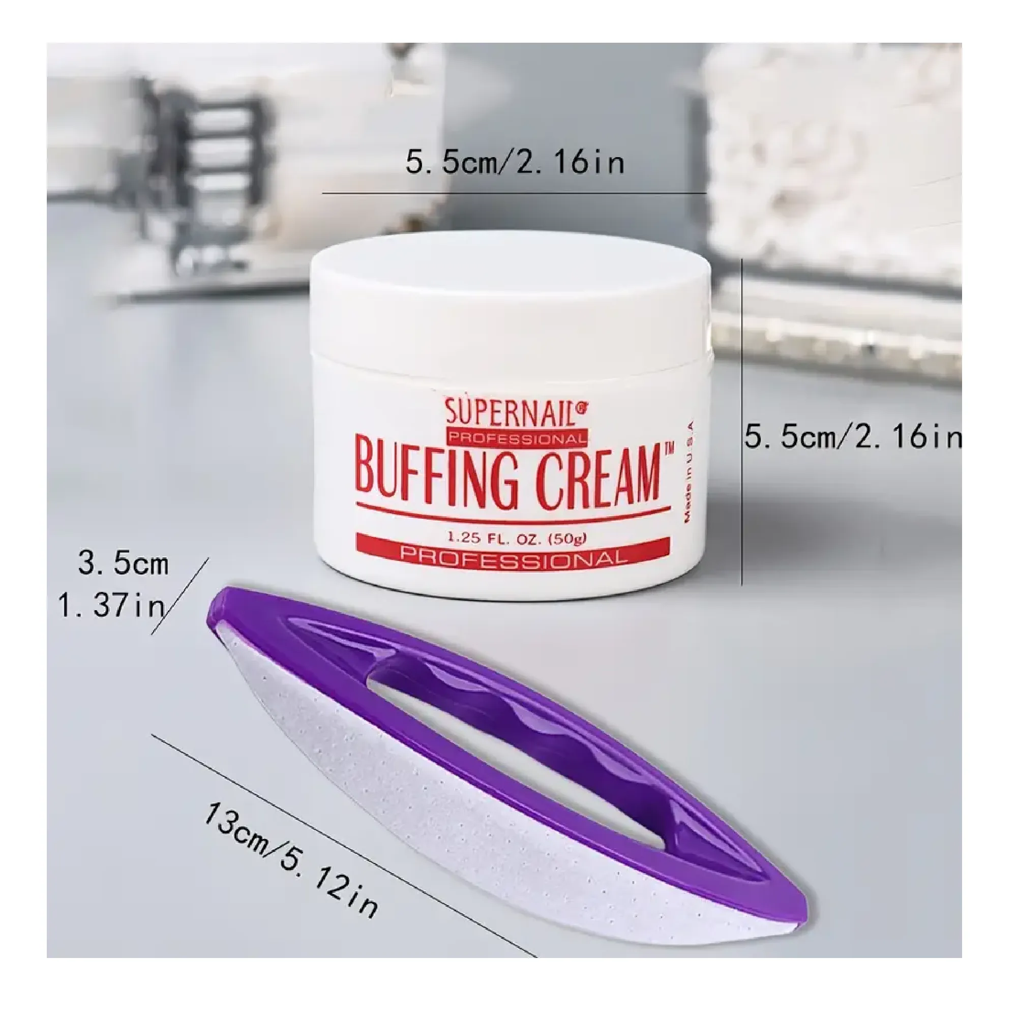 Nail Buffers Blocks For Natural Nails,Manicure Polishing Kit,Nail Art Buffing Cream Nail Brush Buffer,Nail Care Tools Set For Professional Manicure Pedicure Salon
