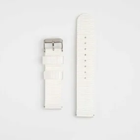 Nylon Quick Release White Watch Strap