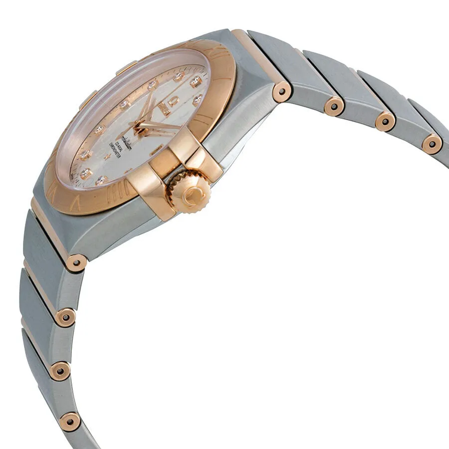 Omega Constellation Chronometer Automatic Silver Dial 18kt Gold and Stainless Steel Ladies Watch 12320352052003