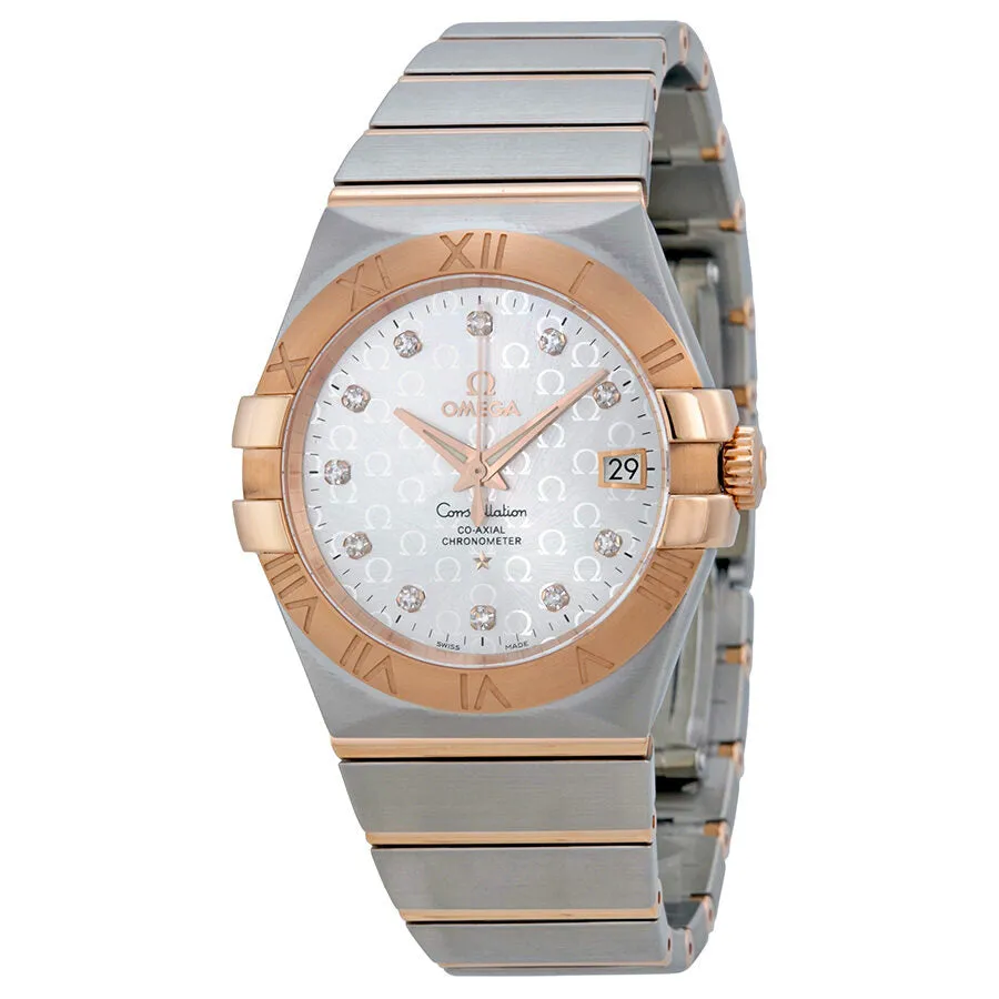 Omega Constellation Chronometer Automatic Silver Dial 18kt Gold and Stainless Steel Ladies Watch 12320352052003