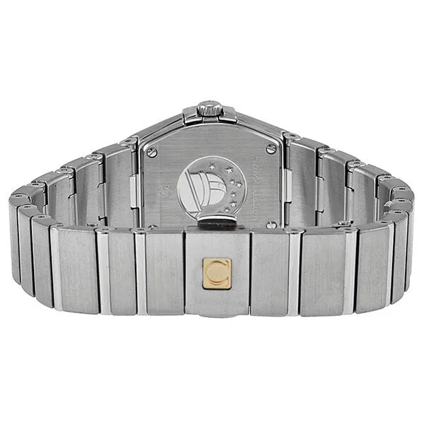 Omega Constellation Diamond Blue Star Dial Stainless Steel Ladies Watch 12315246003001 123.15.24.60.03.001