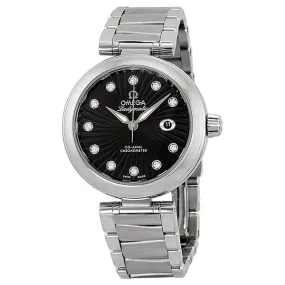 Omega DeVille Ladymatic Diamond Automatic Black Dial Ladies Watch 425.30.34.20.51.001