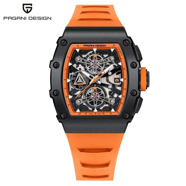 PAGANI DESIGN PD-YS011 Skeleton Chronograpgh Watch