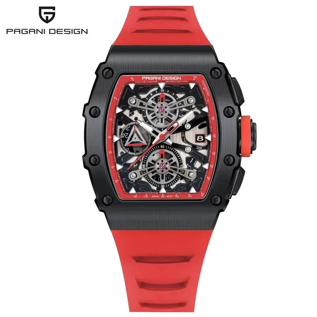 PAGANI DESIGN PD-YS011 Skeleton Chronograpgh Watch