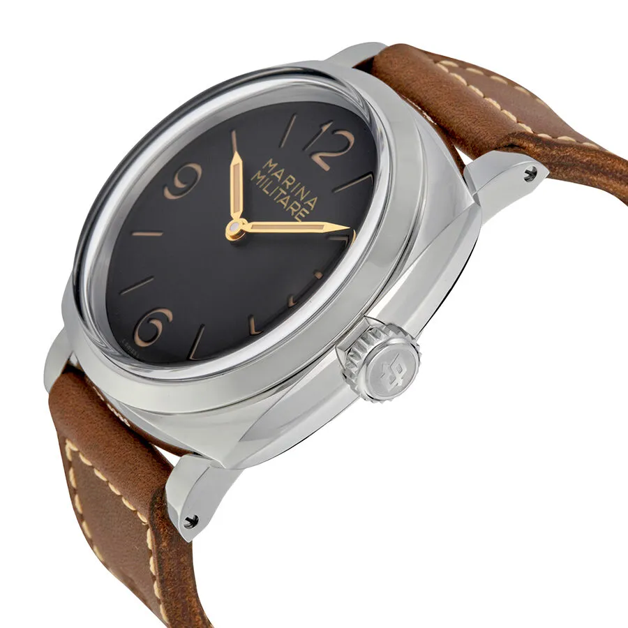 Panerai Radiomir 1940 Black Dial Hand Wound Brown Leather Men's Watch PAM00587