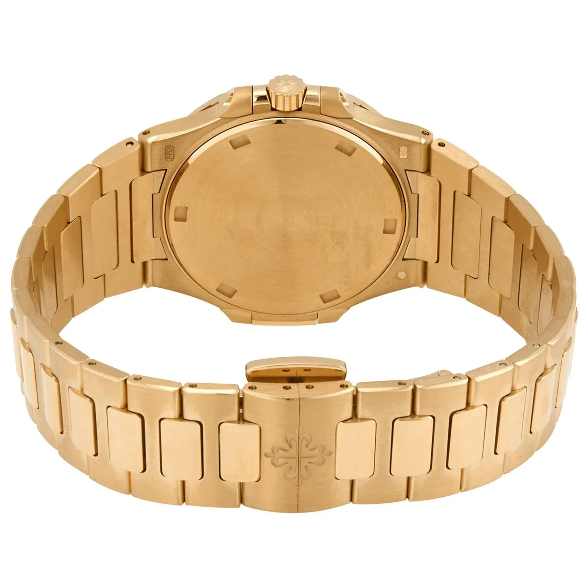 Patek Philippe Nautilus Quartz Diamond Gold Dial Ladies Watch 7010-1R-012