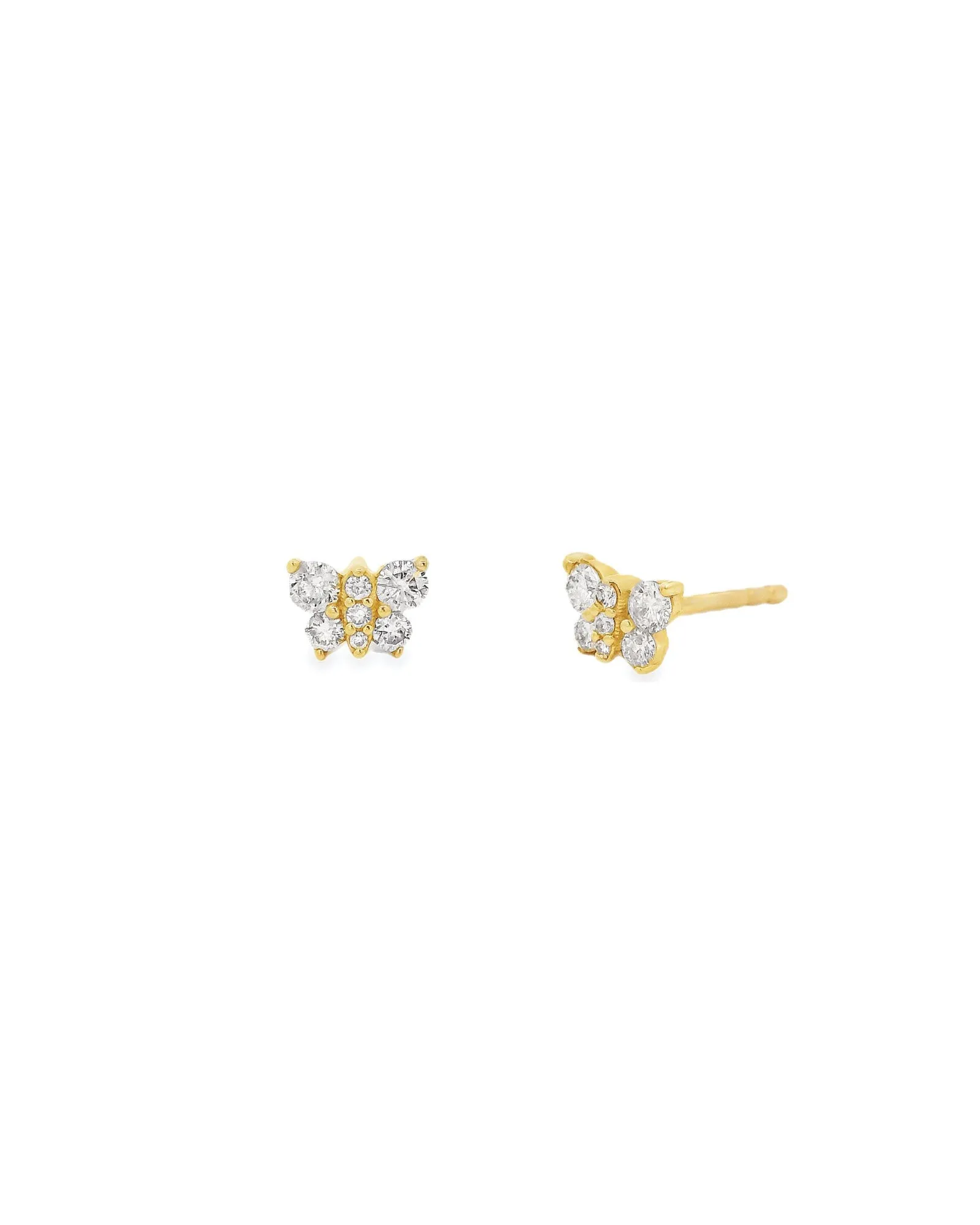 Pavé Butterfly Studs