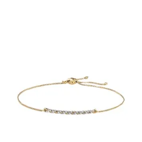 Paveflex Station Bracelet with Diamonds in 18K Gold