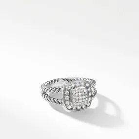 Petite Albion Ring with Diamonds