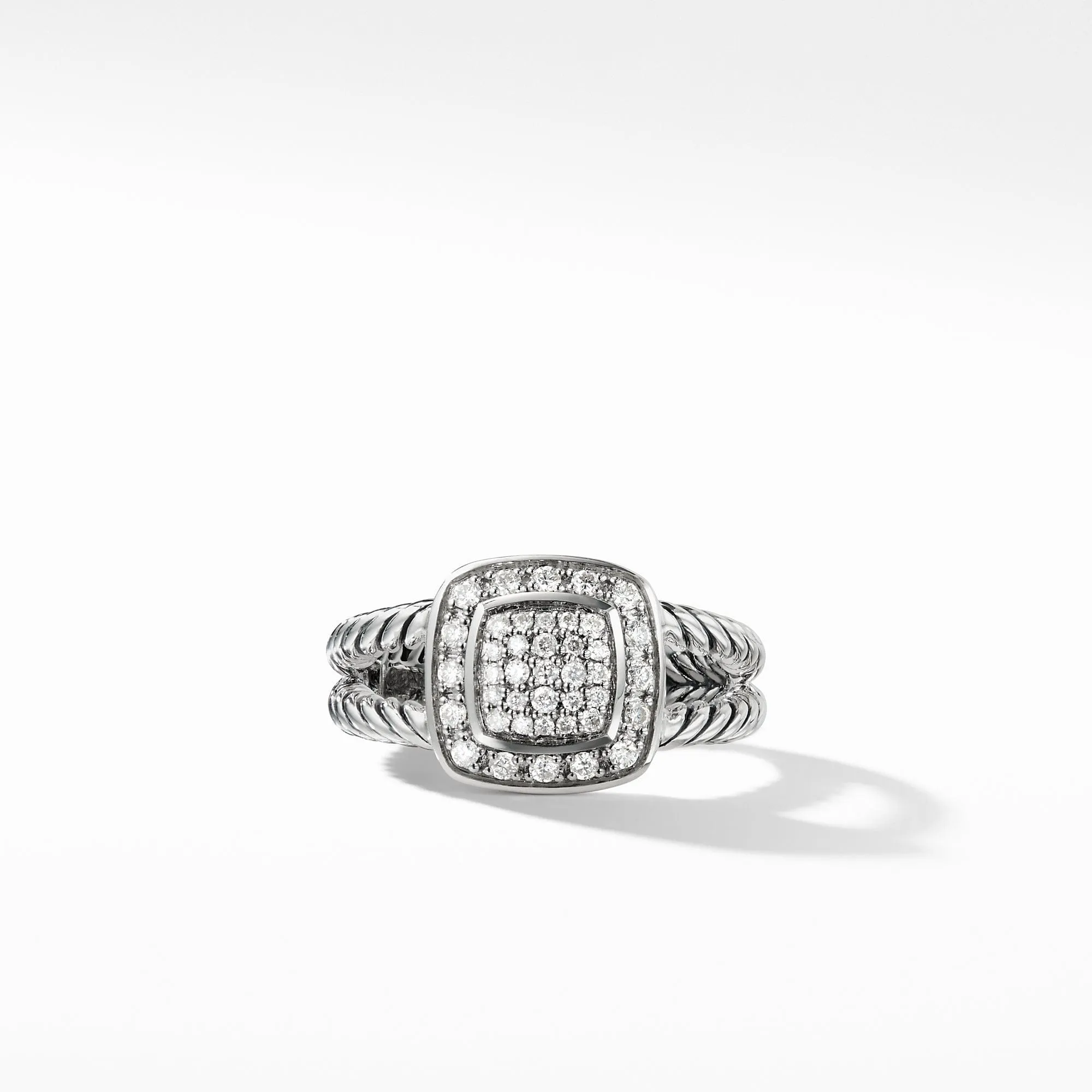 Petite Albion Ring with Diamonds