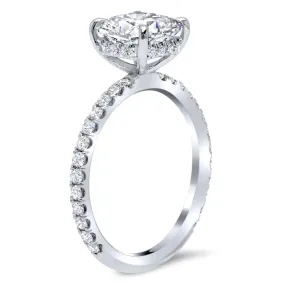 Petite Pave Lab Grown Diamond Engagement Ring