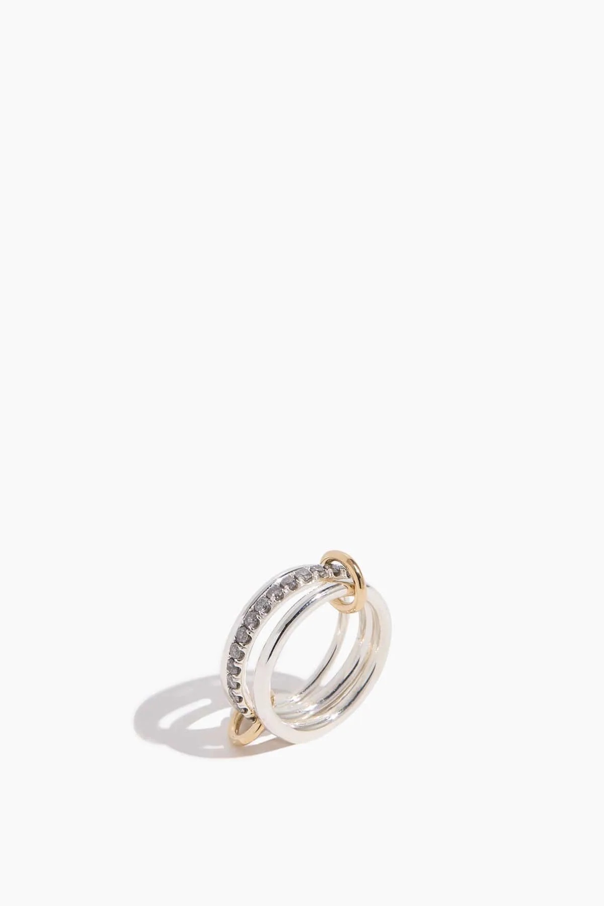 Petunia SG Ring in Sterling Silver/Yellow Gold