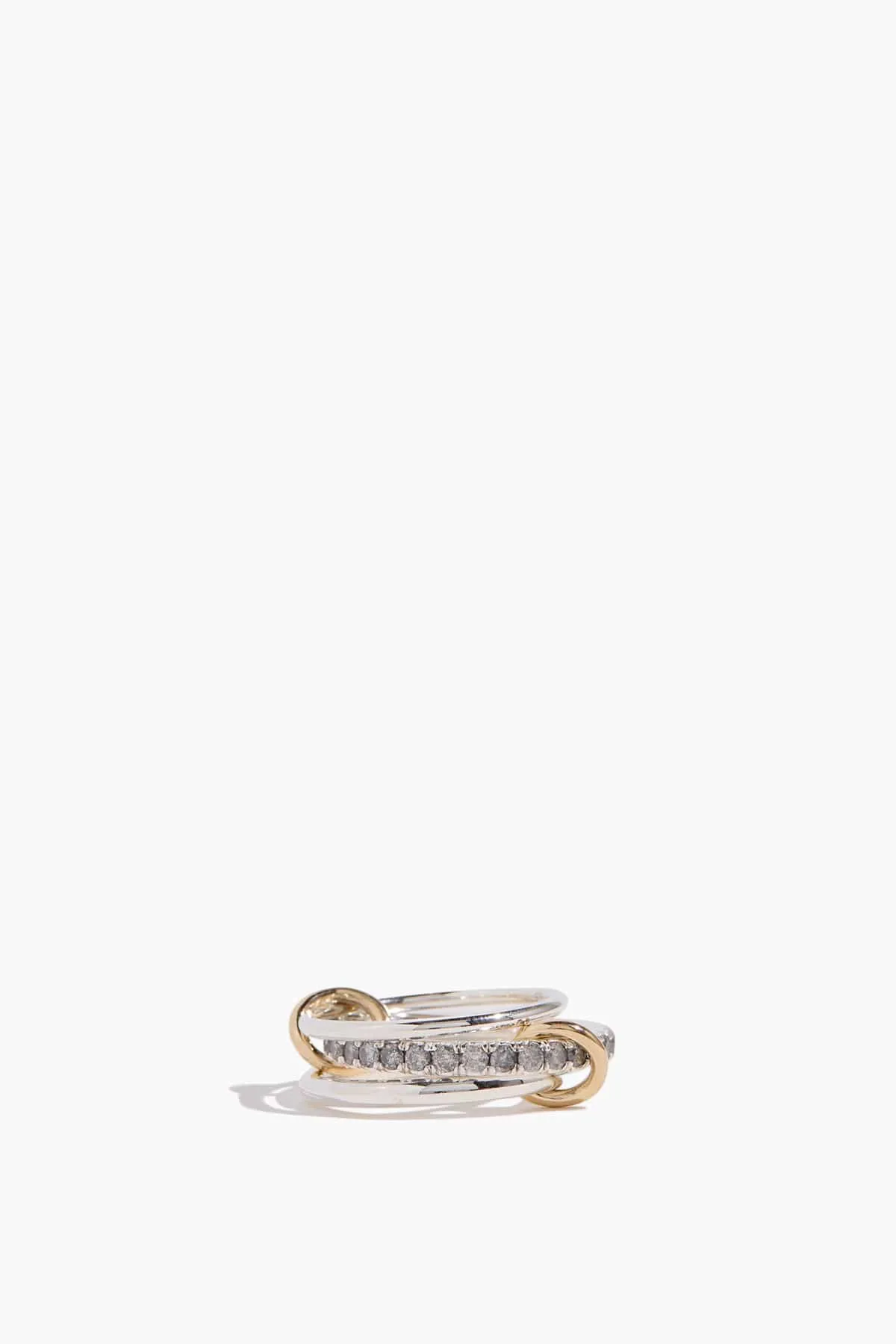 Petunia SG Ring in Sterling Silver/Yellow Gold