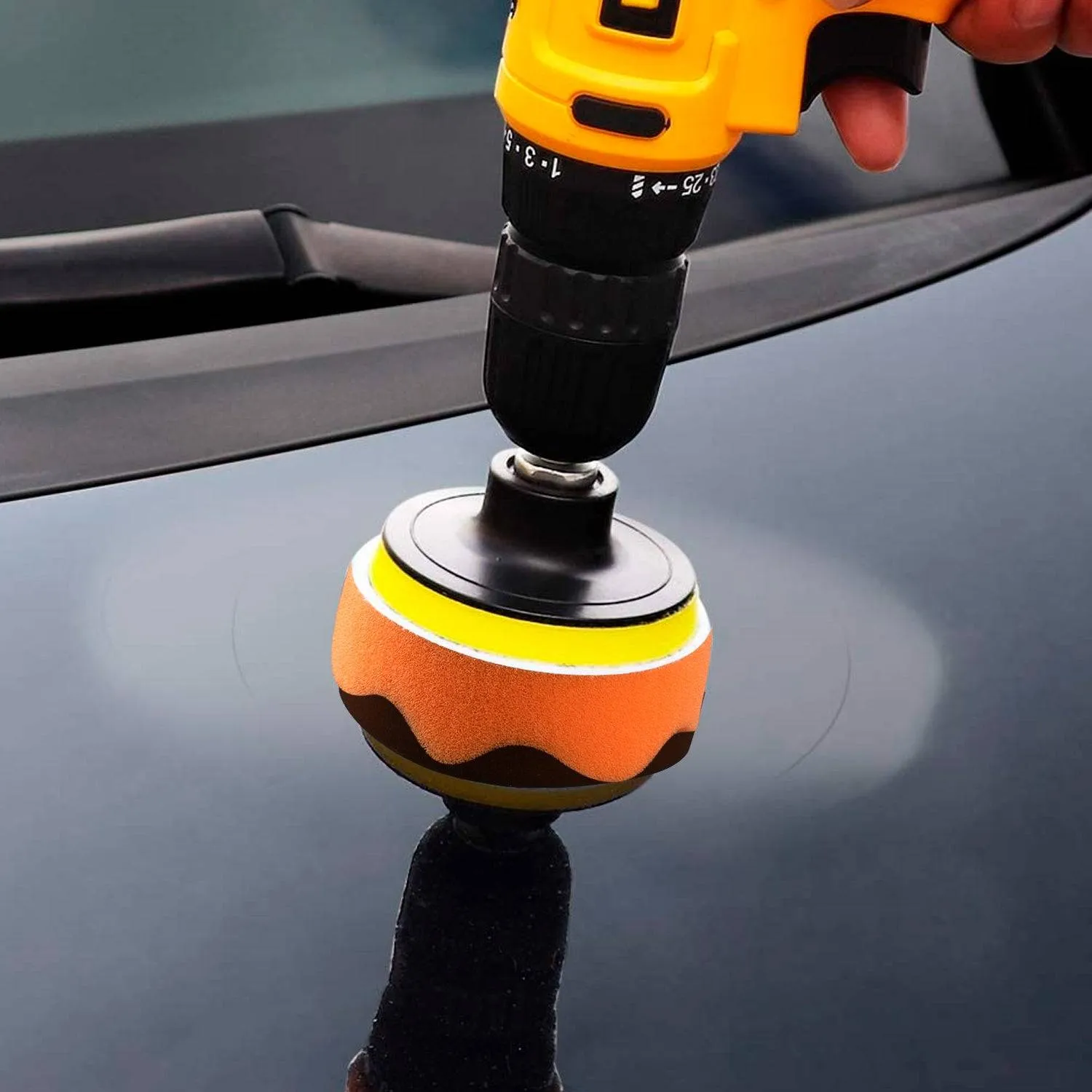 Prime Quality Polishing Pad Kit, 6 In, 8 Pcs, for Car Polishing and Waxing