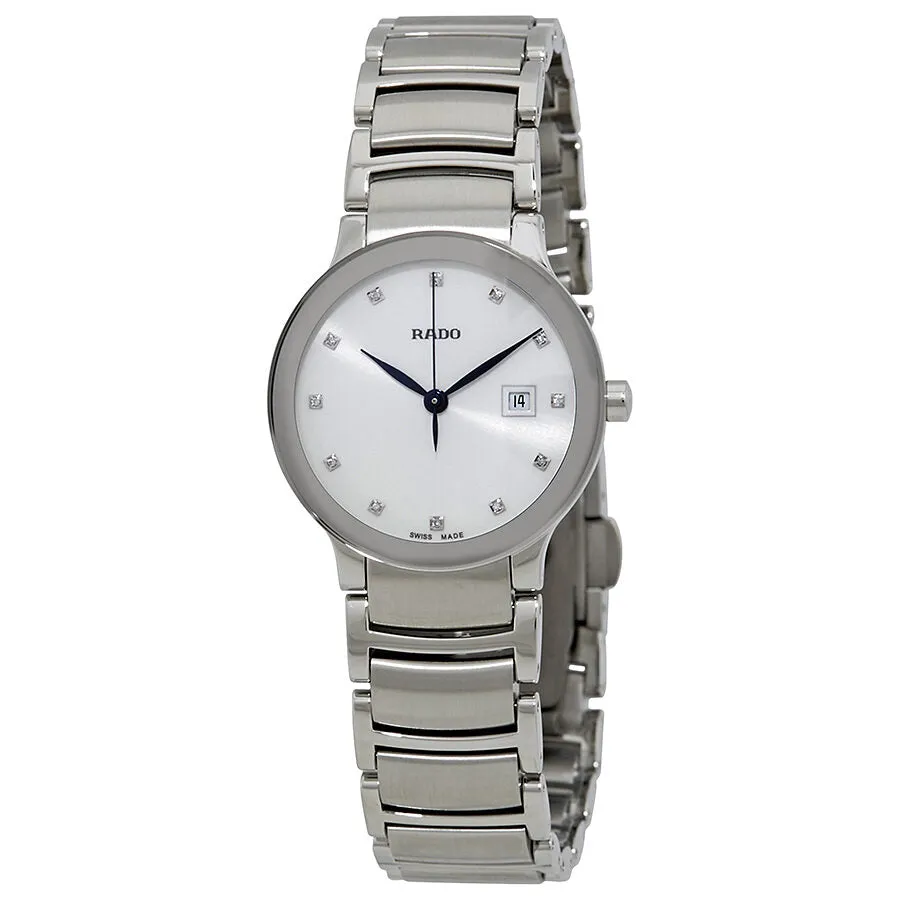 Rado Centrix Silver Diamond Dial Ladies Watch R30928733