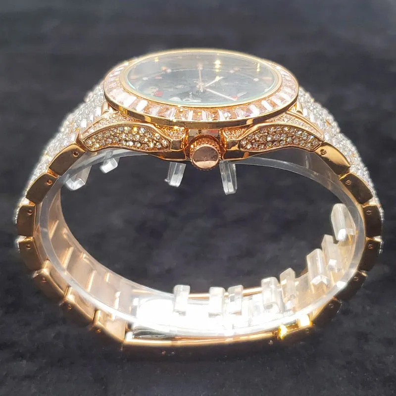 Rado Rose Gold and Diamond Luxury Skeleton Watch