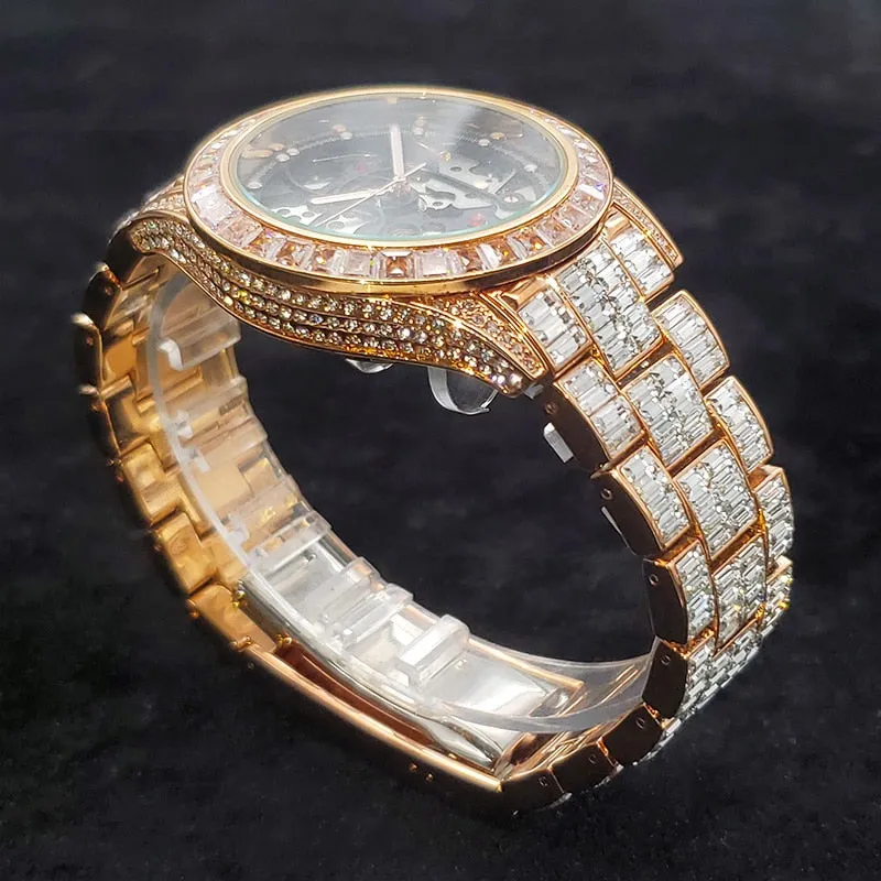 Rado Rose Gold and Diamond Luxury Skeleton Watch