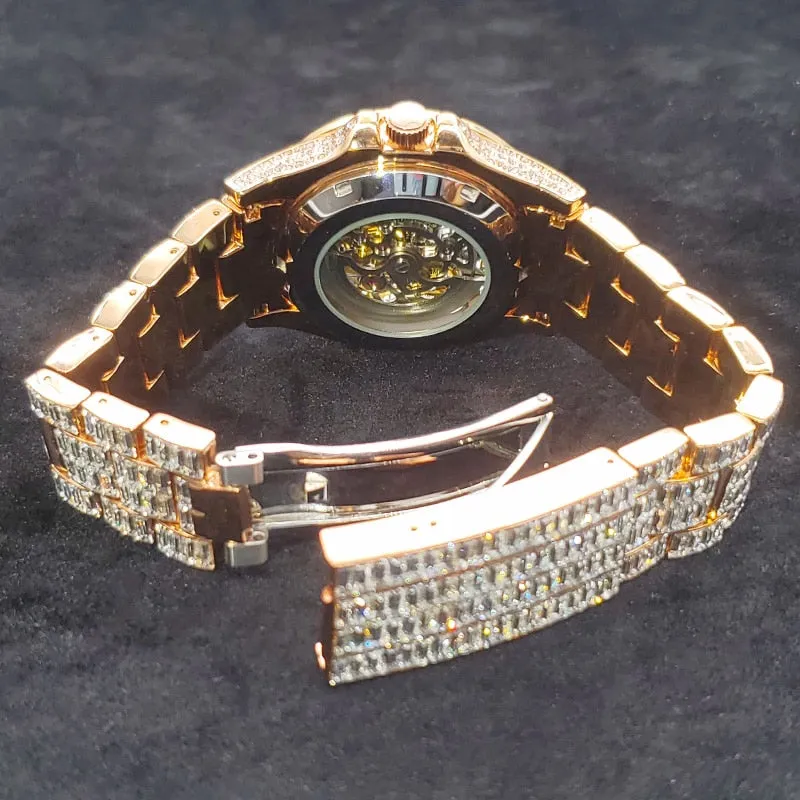 Rado Rose Gold and Diamond Luxury Skeleton Watch
