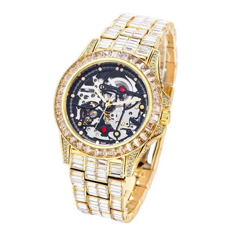 Rado Rose Gold and Diamond Luxury Skeleton Watch