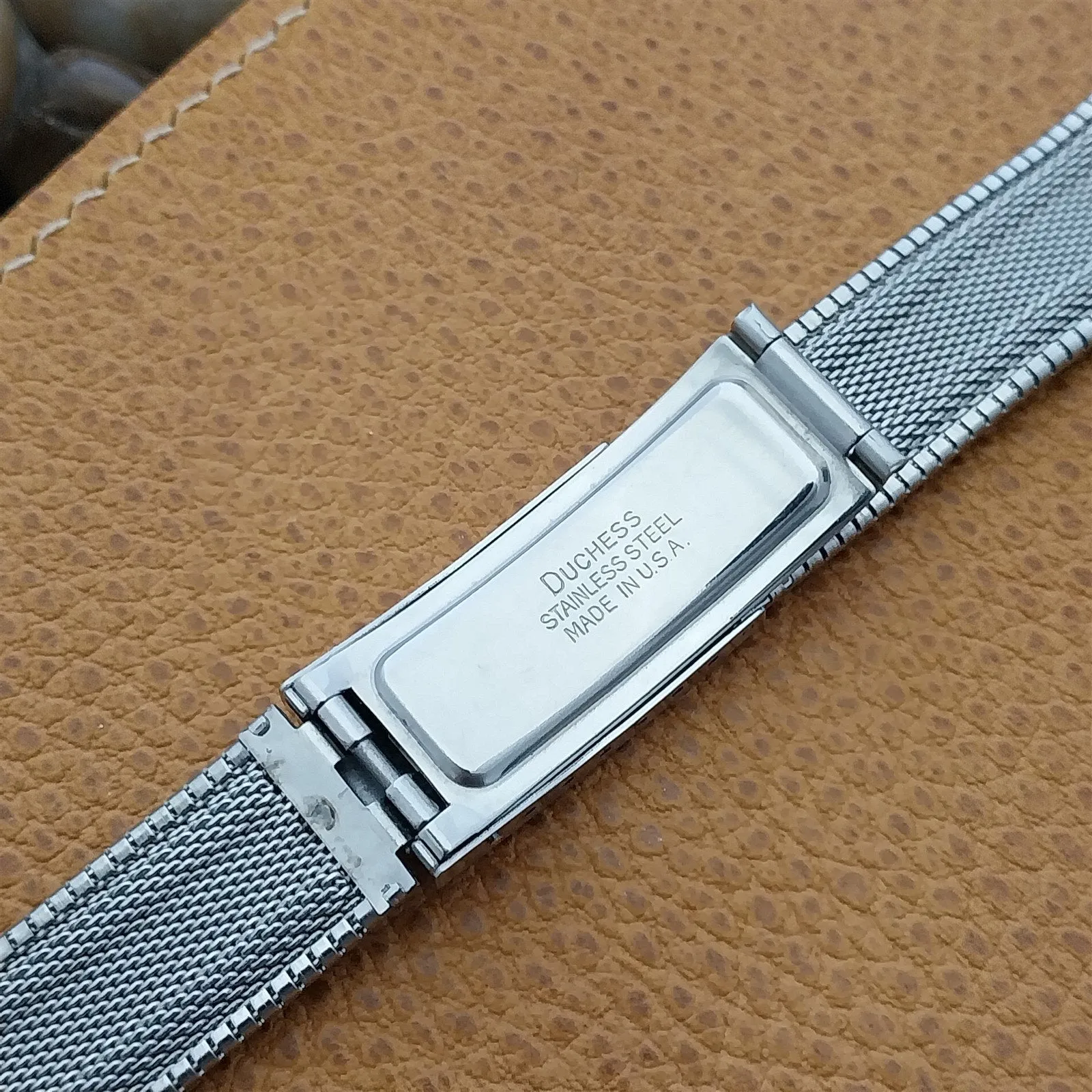 rare 19mm Accutron Stainless Steel Duchess nos 1960s Vintage Watch Band