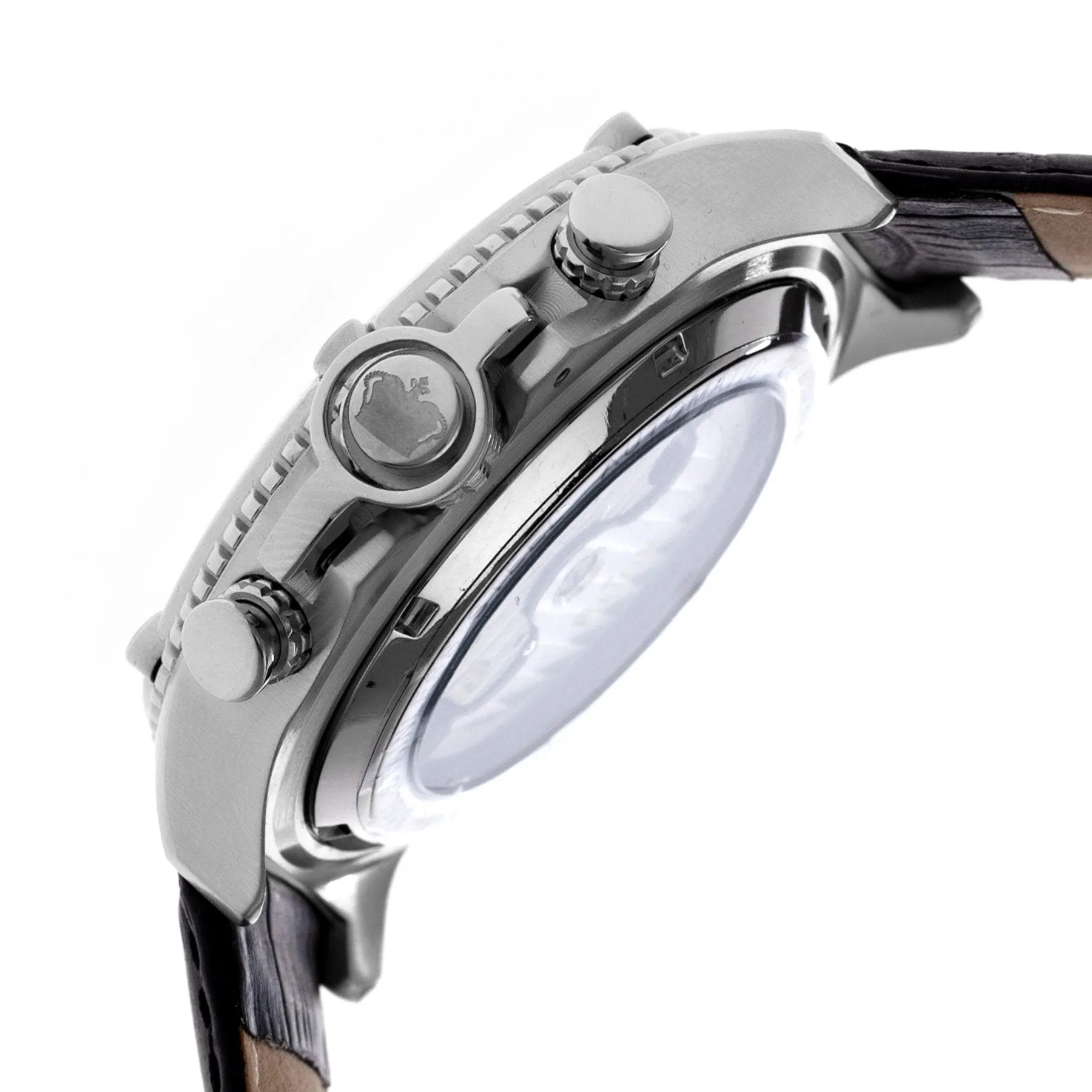 Reign Goliath Automatic Leather-Band Watch