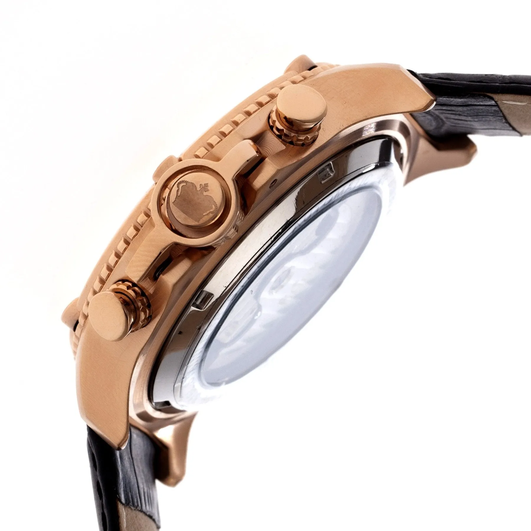 Reign Goliath Automatic Leather-Band Watch